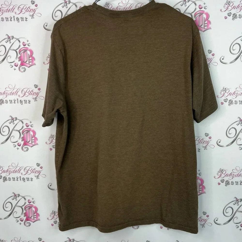 Avalanche tshirt camo graphic detail front tee Brown Camo Short Sleeve Tee
